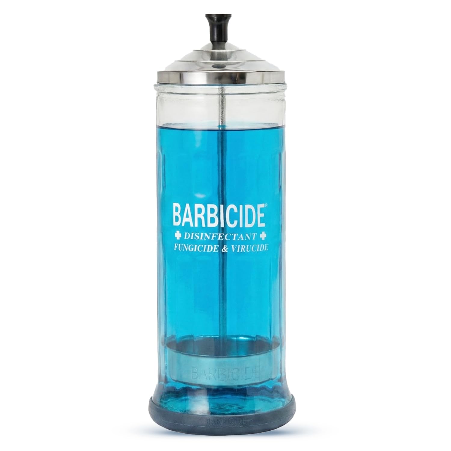 BARBICIDE ガラスジャー Amazon.com: BARBICIDE Disinfecting Jar (Large - 37 Fl Oz